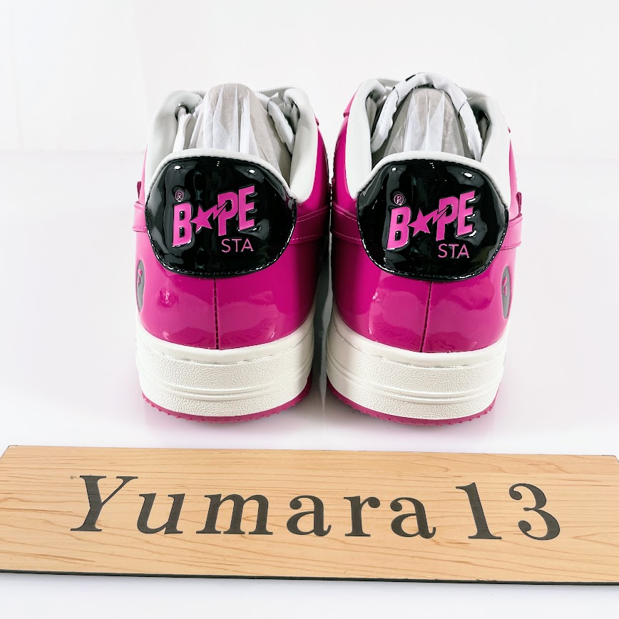 A Bathing Ape Bape Sta #5-3 Pink Black 1M30-191-326 Men's Size | eBay