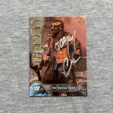 2017 Topps Legends of the WWE #15 The Boogeyman Signed IP Auto