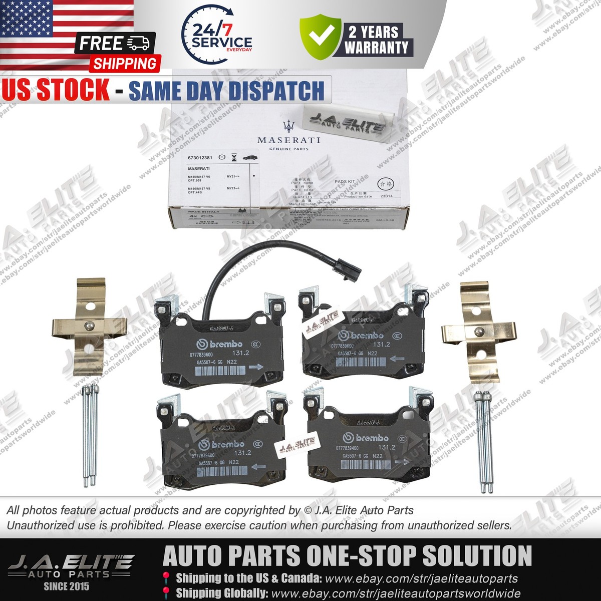 Genuine Rear Brake Pads for Maserati Ghibli Quattroporte2020+, 4