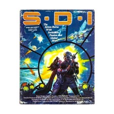 Cinemaware Computer Game S.D.I (Atari 52/1040 ST 3.5") VG/EX