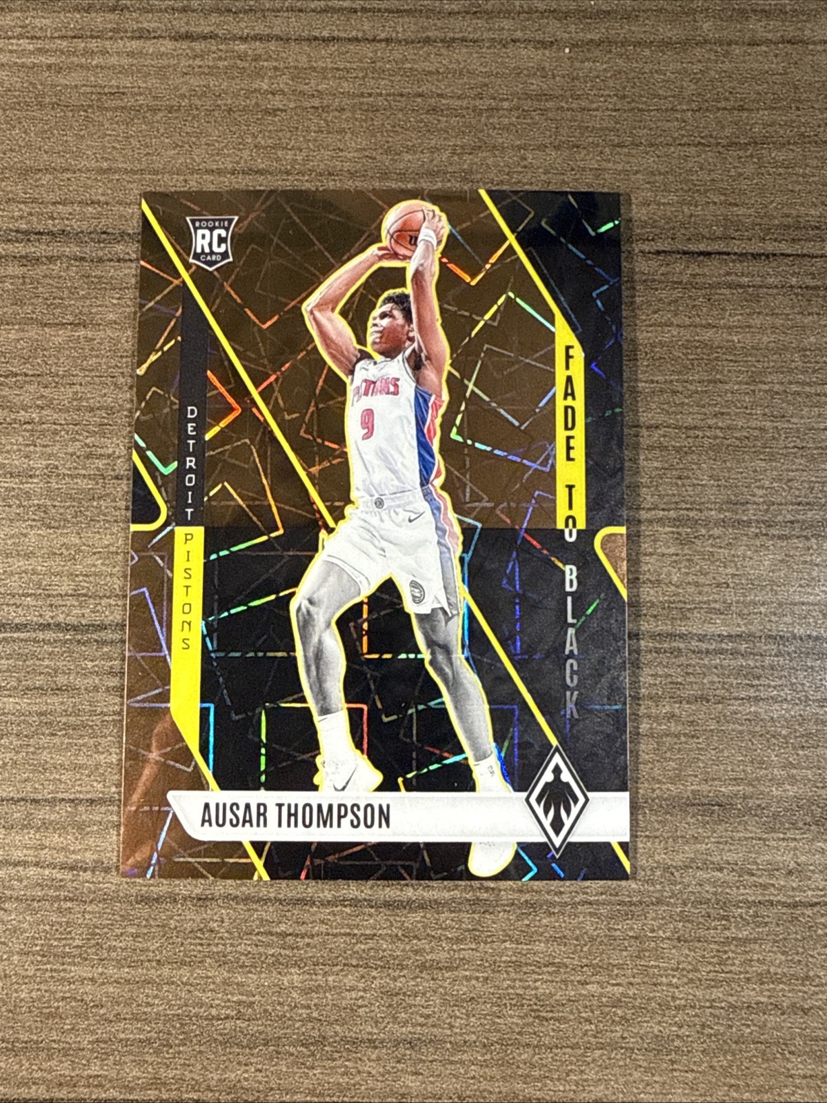 2023-24 Panini Phoenix - Fade to Black Ausar Thompson #9 Bronze Lazer /49 (RC)