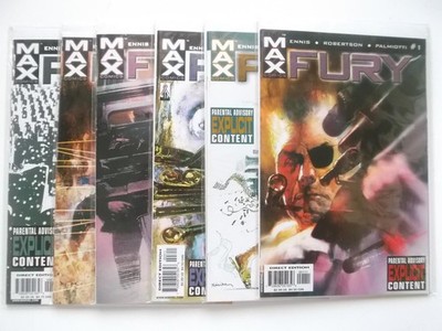 Marvel Max Comics FURY Heft 1 - 6 komplett US Marvel 2001