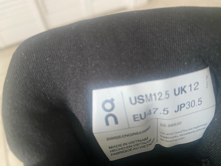 Size 12.5 - ON Cloudgo Black Eclipse - image 3