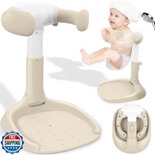 Baby Shower Stand, No-Assembly Baby Bath Stand with Enlarged Anti-Slip Base,