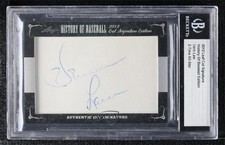 2012 Leaf History of Baseball Cut Signature Edition Vern Law Auto uk2