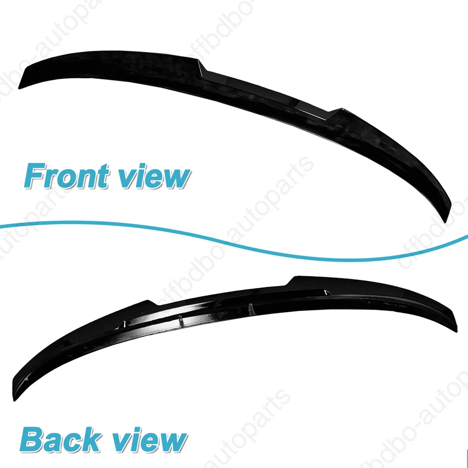 Alerón de maletero estilo M4 negro brillante para BMW Serie 3 F30 Sedán 12-18 M4 F80 Foto 4 de 4