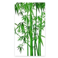Office Window Film Static Cling Glass Sticker 3D Bamboo Window Decal Door Decor