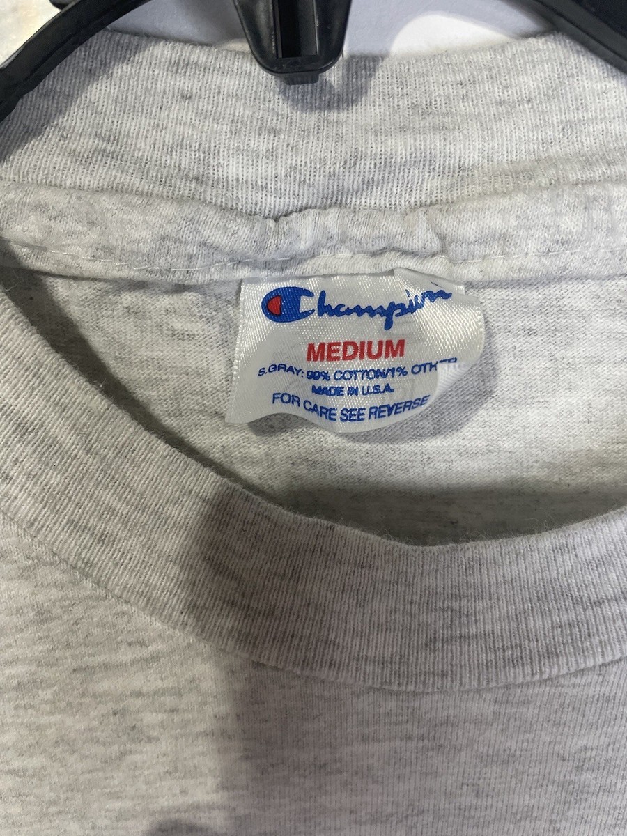 Vintage 1993 Carolina Panthers T-Shirt Gray Medium USA Champion
