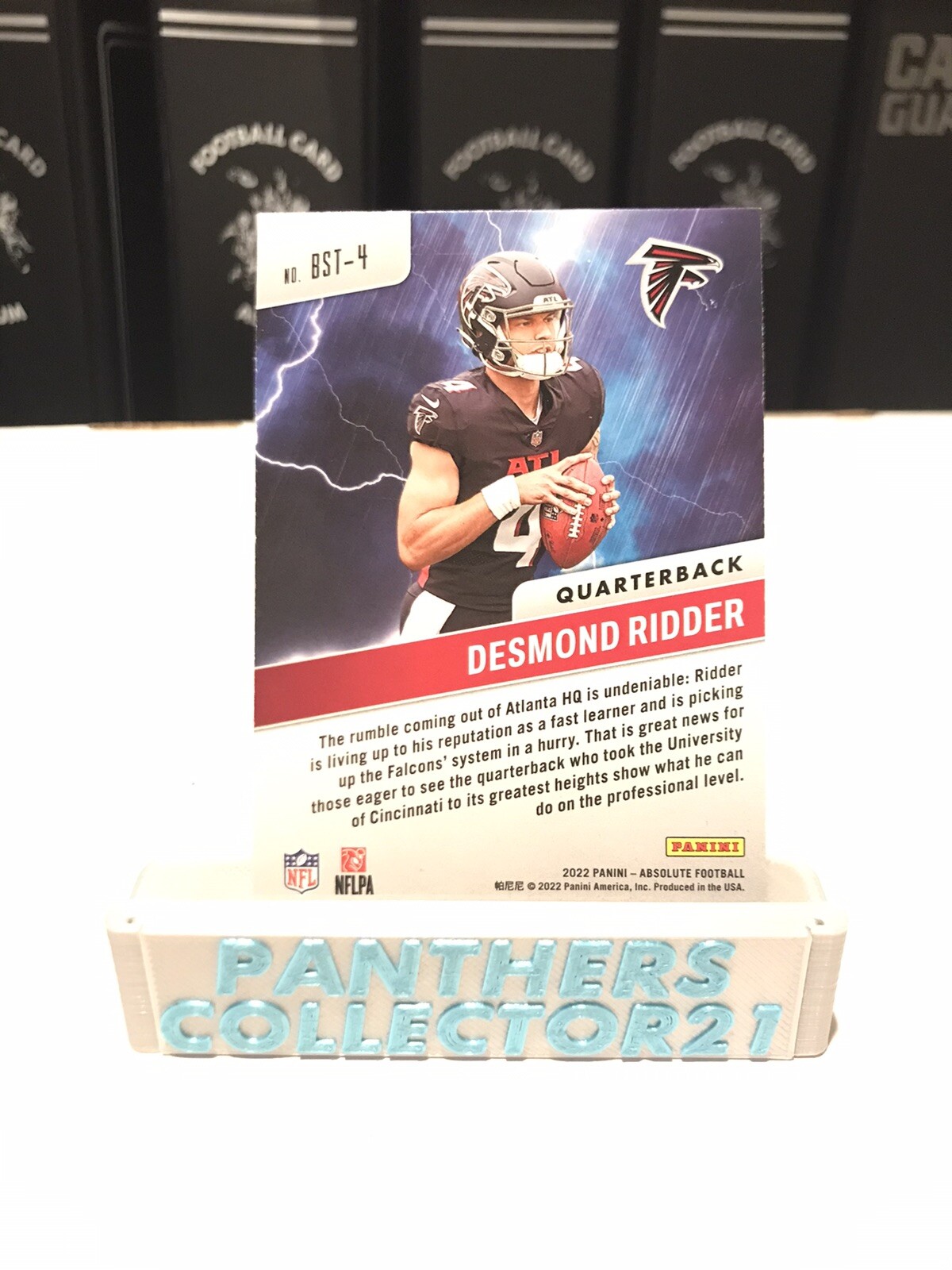 2022 Panini Absolute Desmond Ridder By Storm #BST-4 Atlanta Falcons ...