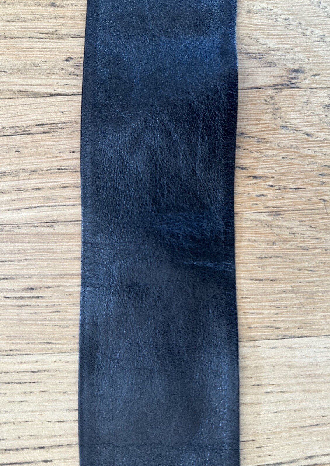 Genuine Python On Leather Belt Size S/M - image 2