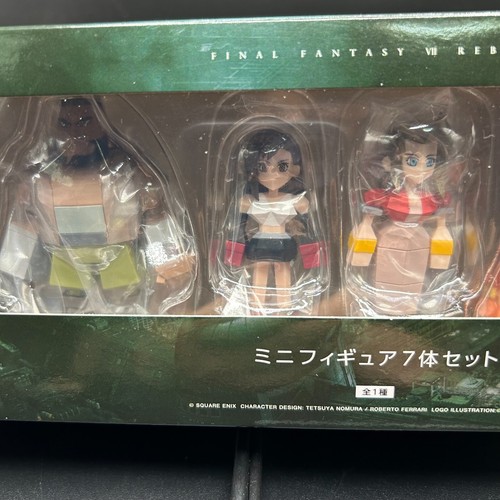 Final Fantasy VII Polygon Figure Set of 7 Square Enix Kuji Remake New - Picture 12 of 20