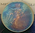 1995 American Silver Eagle Super Toned in Original Case