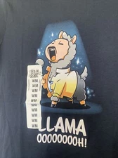 teeturtle t-shirt I LLAMA OOOOOOOH!  Freddie Mercury Women’s Medium New