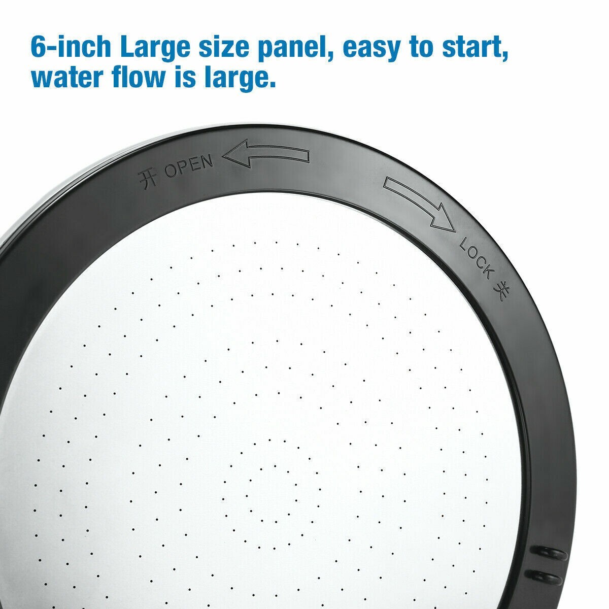 Large Shower Head High Pressure Powerful Bath Heads Water Saving Filter ...
