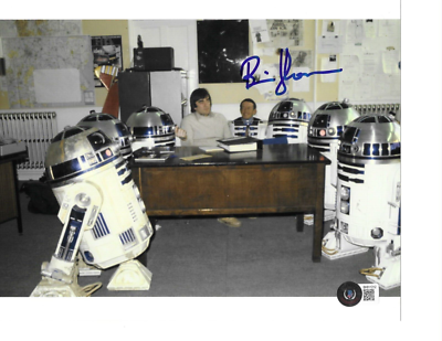 RARE BRIAN JOHNSON HAND SIGNED 8X10 AUTOGRAPHED ILM LEGEND STAR