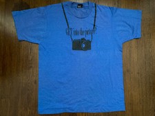 VTG Get Into The Picture T Shirt Single Needle USA Made sz XL Tee