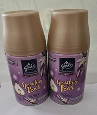 2X GLADE Automatic Spray Refill-Sparkling Pear LIMITED EDITION ** NEW