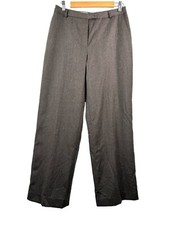 VTG Brooks Brothers 100 WOOL wide leg trousers high waist classic sz 8