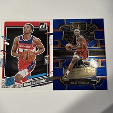 2023-24 Panini Select BILAL COULIBALY Concourse Blue #97 & Rated ROOKIE #255 RC