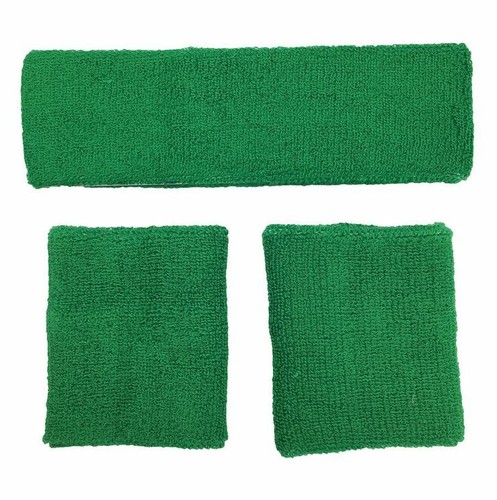 2 x Wristbands + Headband Sweatbands Sweat Band for Sport Tennis Running Gym - Picture 17 of 23