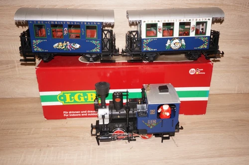 Bod ] G Scale - LGB - 70545 - Christmas Start Set By 1994 Rare Boxed