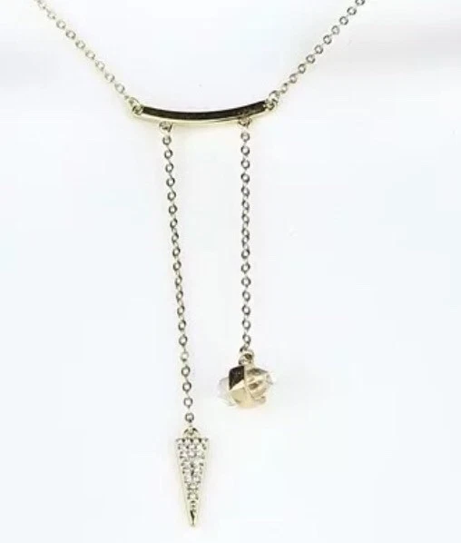 Collar para mujer Rebecca Minkoff chapado en oro circinia cúbica W1311 Foto 2 de 2