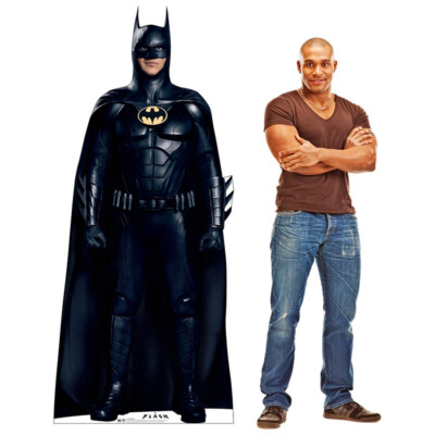 Sagoma In Cartone Batman Michael Keaton - Ritaglio Ufficiale DC Per Feste, Compleanni E Fan