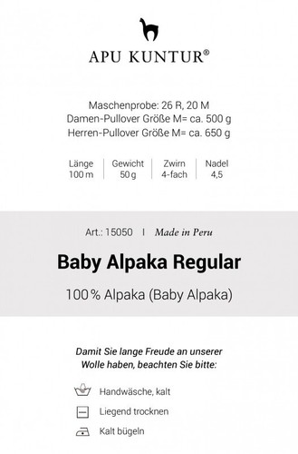 Alpaka Wolle 100% Baby Alpaka 50g Faser, Strickgarn Strickwolle fairtrade - Bild 5 von 16