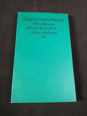 ''They Just Want To Be Served...'': Autobiography. From Spanish by
