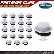 20Pcs 8.5 mm Nylon Rocker Molding Retainer Clips Push-Type for Honda Crosstour