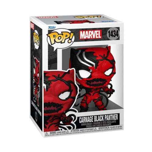 Marvel Carnage Black Panther Funko Pop! Figura Vinilo #1434 PopShield En Stock - Imagen 2 de 2