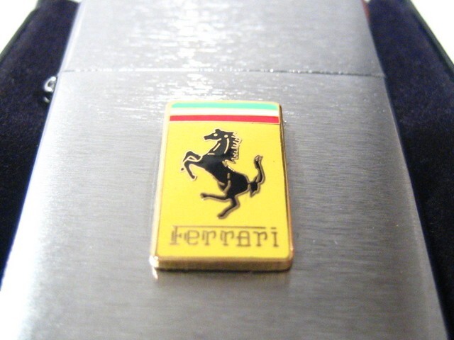 New Zippo Lighter FERRARI Automobile Emblem with Case | eBay
