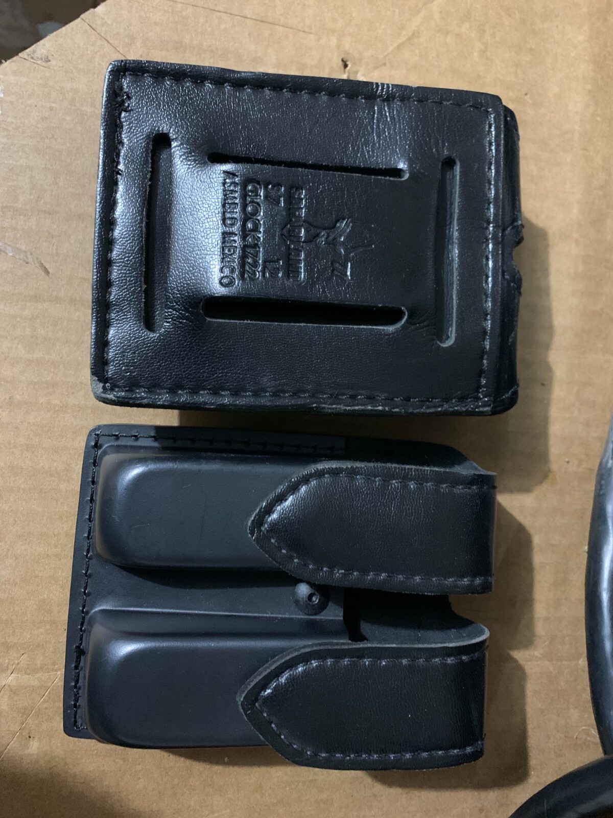 Safariland  Double Magazine Pouch Black,  - GLOCK 17 22-image