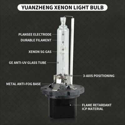 VLAND 2* D2H HID Headlight Bulbs + 2* Ballast High/Low Beam Lamp