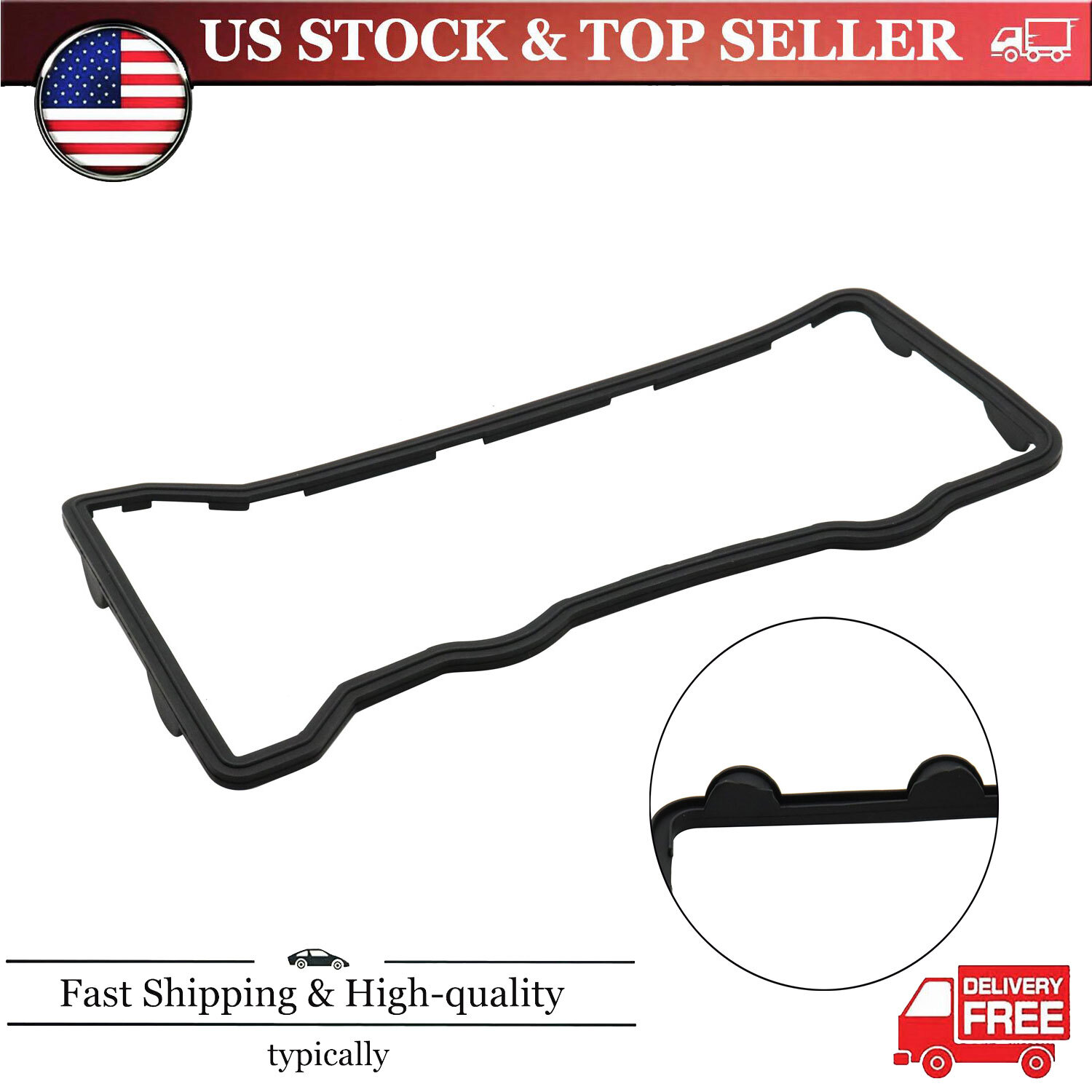 Head Cover Sealing Gasket 110610378 Fit 2007 2008 Kawasaki Ninja ZX6R