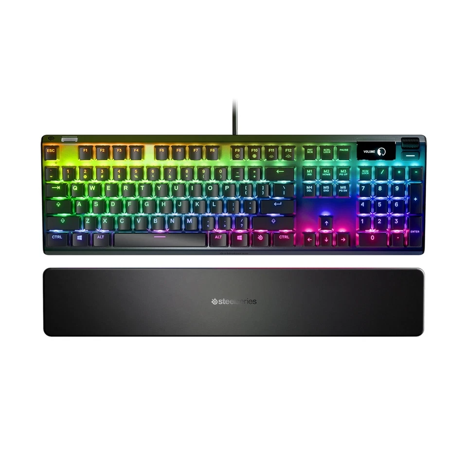SteelSeries Apex 7 Mechanical Gaming English Keyboard Oled Smart Display Black 4
