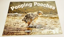 Pooping Pooches 2021 Dog Calendar Great Collectible Or Used For Crafts