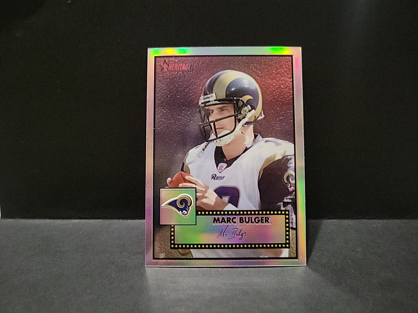 2006 Topps Heritage Chrome Refractor #/ 552 Marc Bulger #THC13 Rams