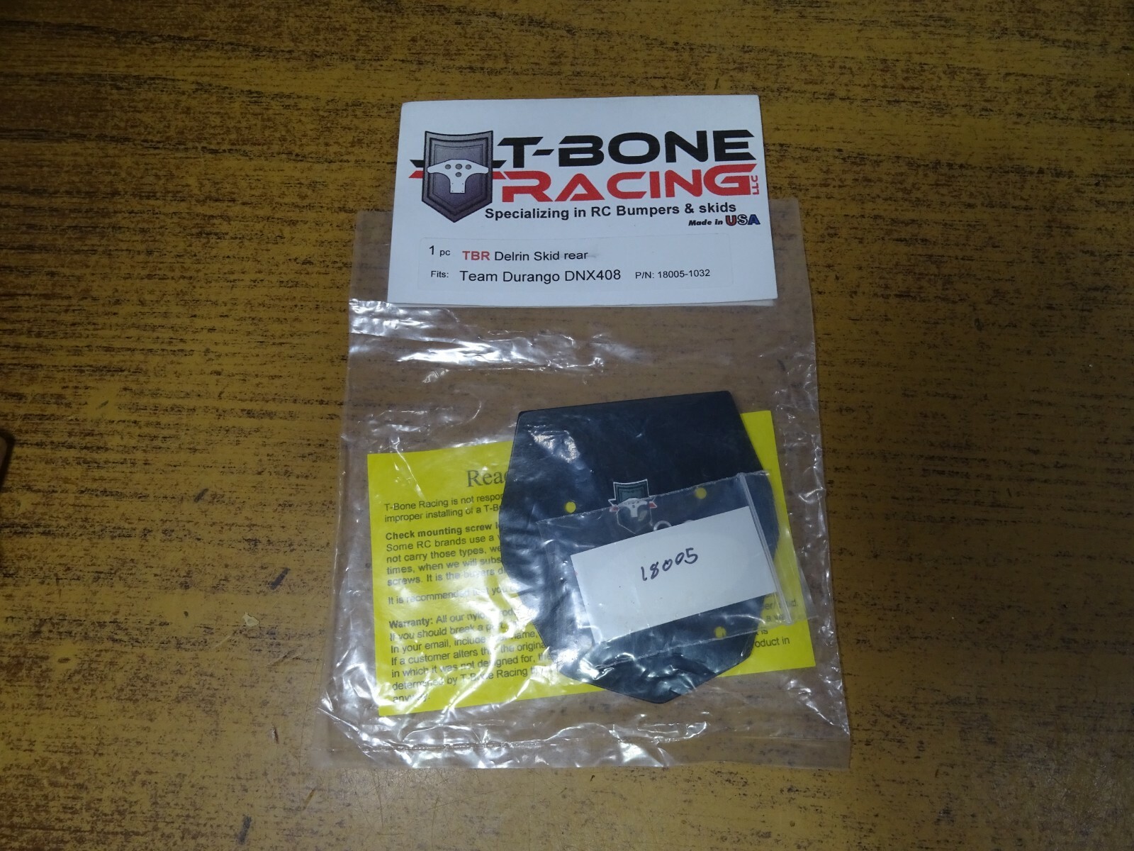 T Bone Racing Tbr Delrin Skid Rear Team Durango Dnx408 1032 Ebay