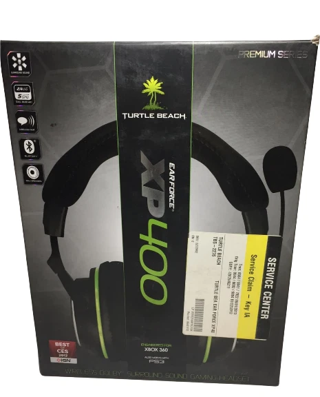 Turtle Beach Ear Force XP400 Black Wireless Ear Cup for XBox 360
