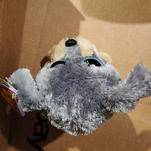 Ty Beanie Boos SCRAPS 6" Solid Eyes With Purple Tags. Rare Retired - Picture 5 of 10