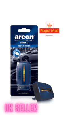 Areon  Luxury Car Vent 7 Car Perfume  Air Freshener BLUE STONES