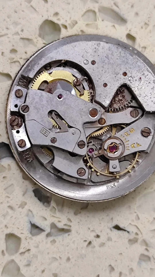 Ebel parachoques (martillo) Cal 122 movimiento con esfera y manecillas no funciona buen equilibrio Foto 3 de 4