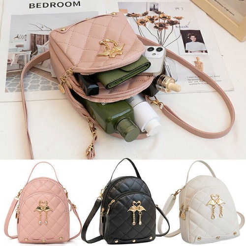 Borsa A Tracolla Piccola Da Donna/Uomo – Formato Viaggio 23x17x6 Cm, Poliestere (Delfino, Unisex)