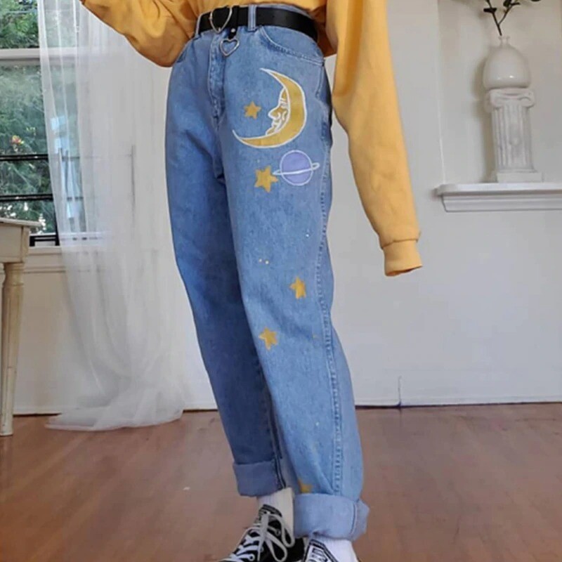 baggy dames jeans