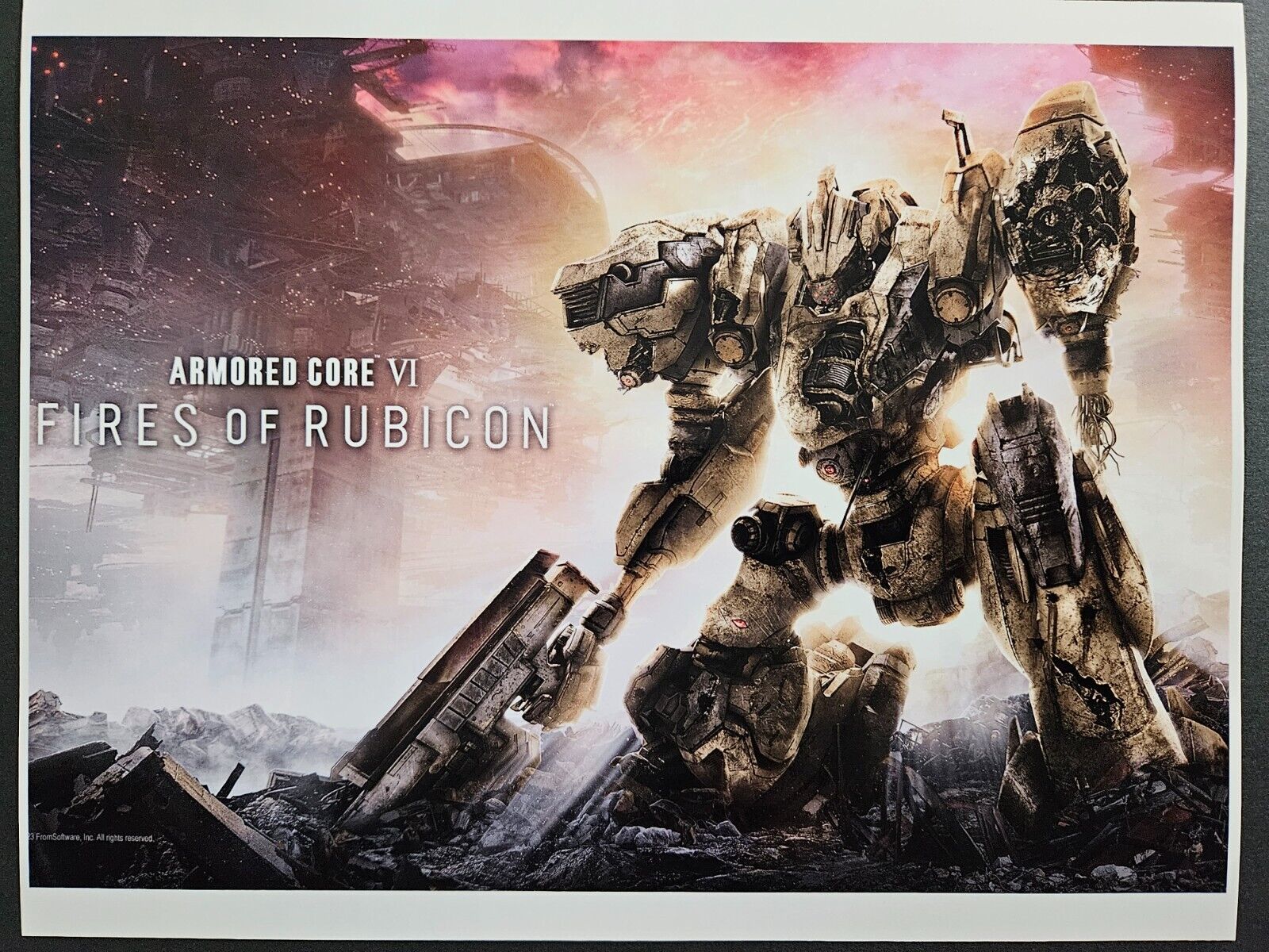 ARMORED CORE VI FIRES OF RUBICON PS5 Standard Disc Skin Sticker