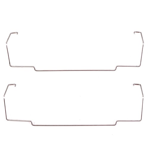 1Pair 12CM Computer CPU Cooling Fan Clip Steel Wire Fastener Metal .l8 _ou - Photo 9/12