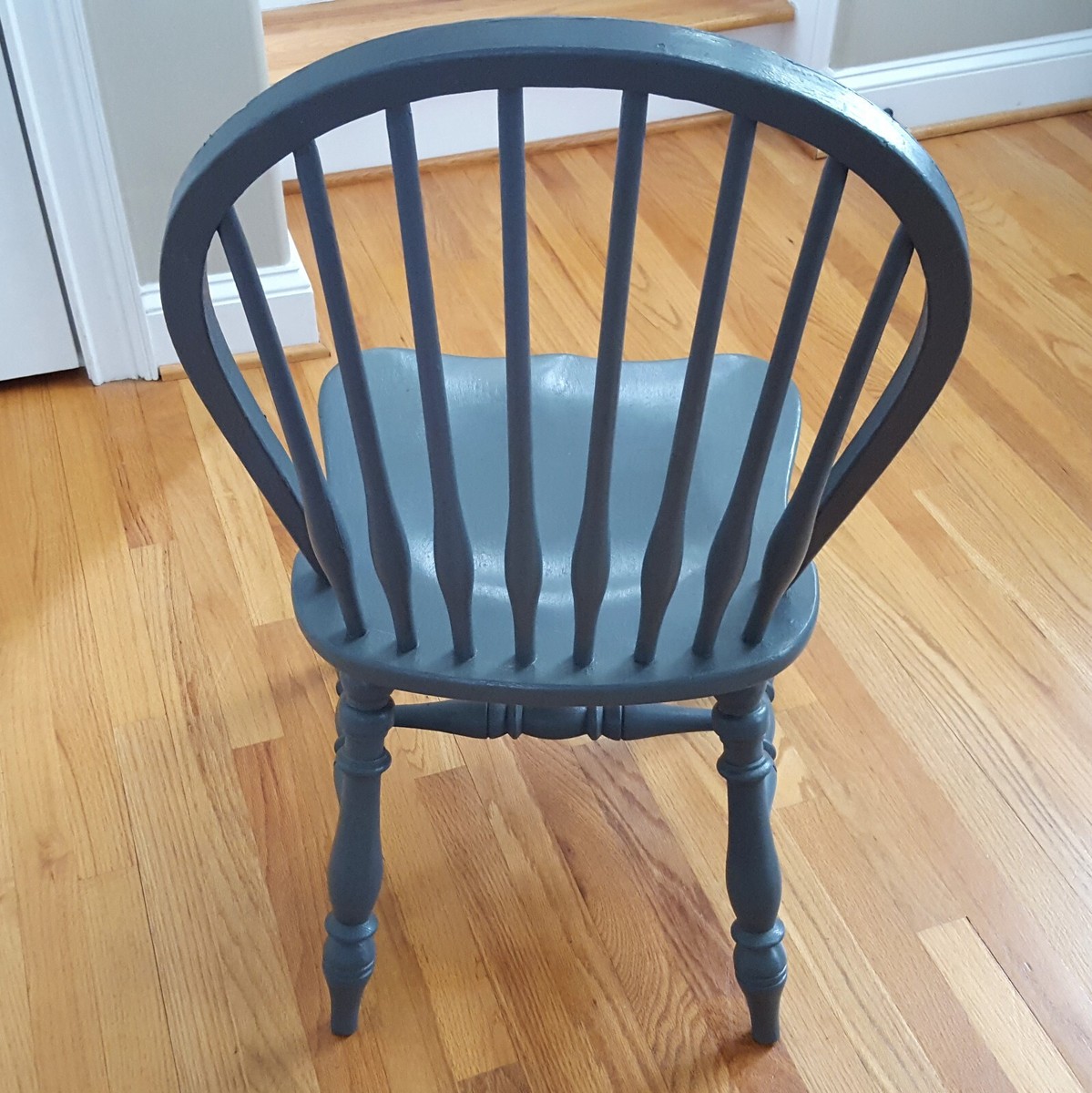 Vintage Set 4 Temple Stuart Oak Hill Collection Windsor Chairs