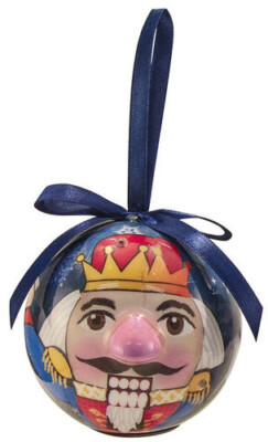 Twinkling Treasures 3D Blinking Christmas Ornament - 3.5'' - HOLIDAY NUTCRACKER