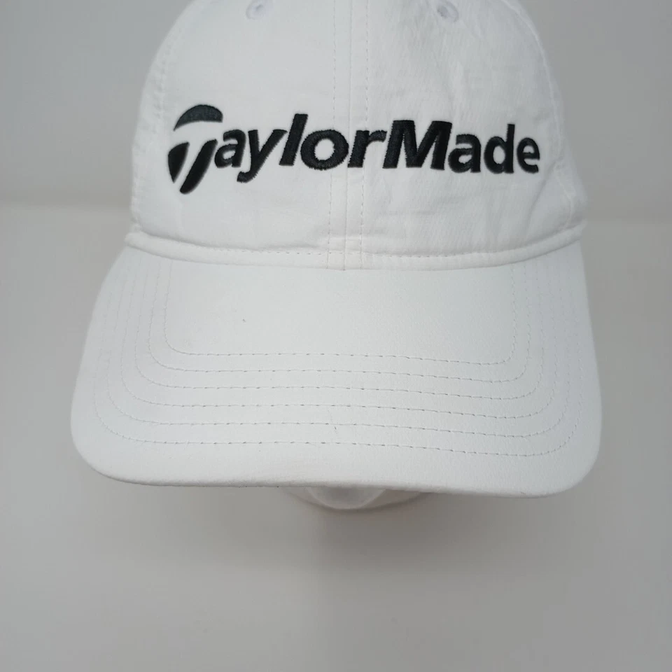 Gorra de béisbol ajustable deportiva de poliéster ligera blanca TaylorMade Golf Foto 4 de 4